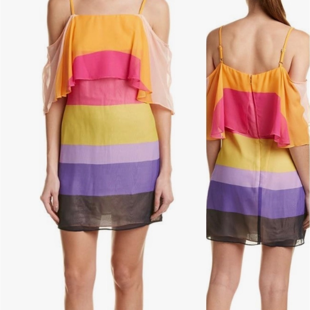 Nwt Trina Turk Butterfly Golden Gate Dress